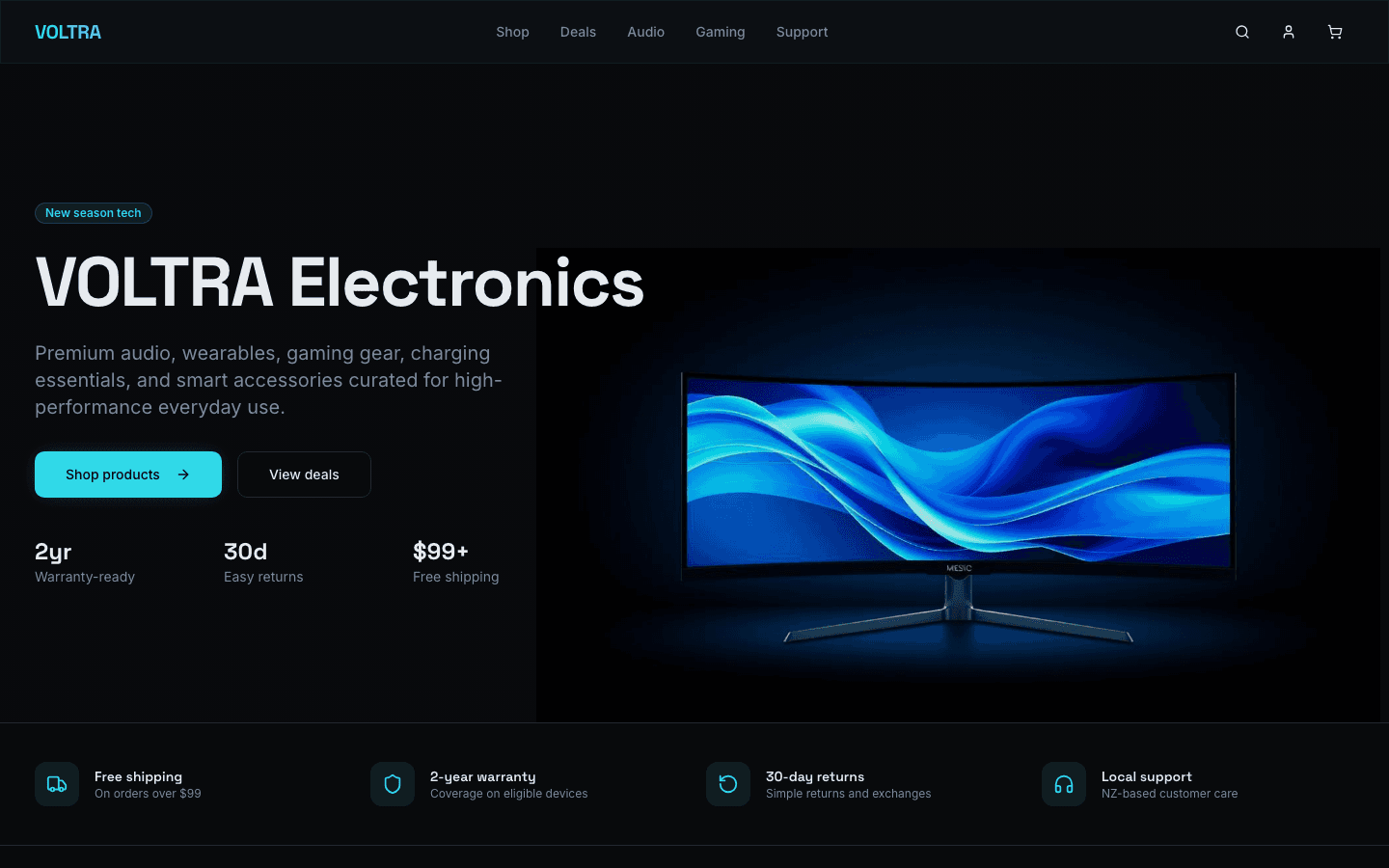 Electronics Store preview