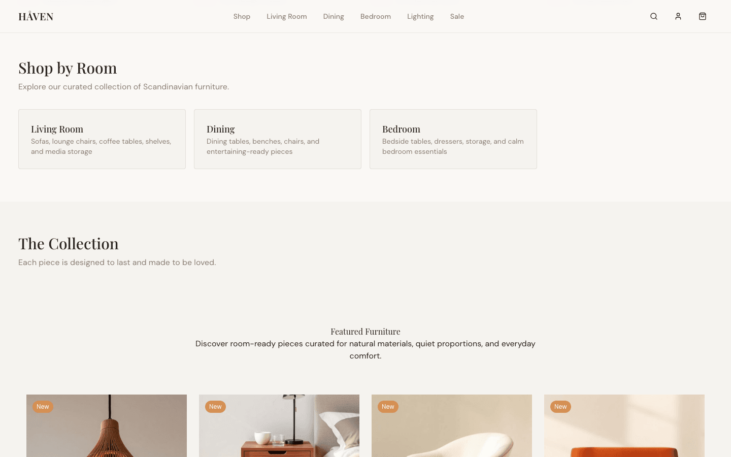 Furniture Store screen 2