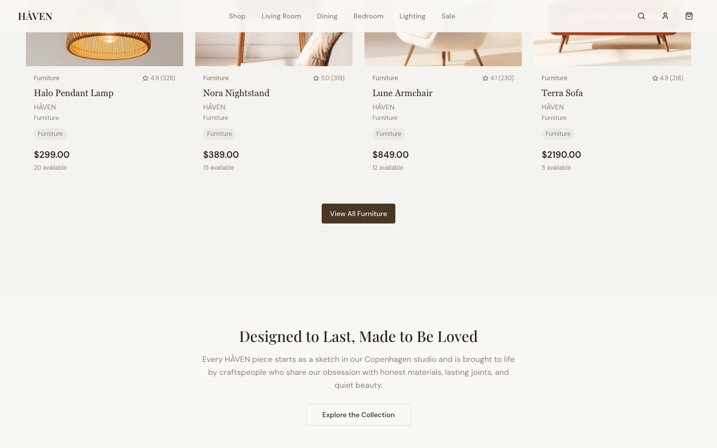 Furniture Store screen 3
