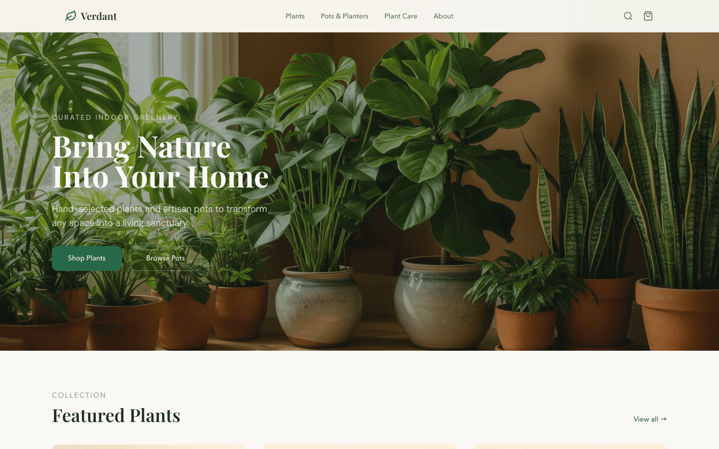 Plant Store preview
